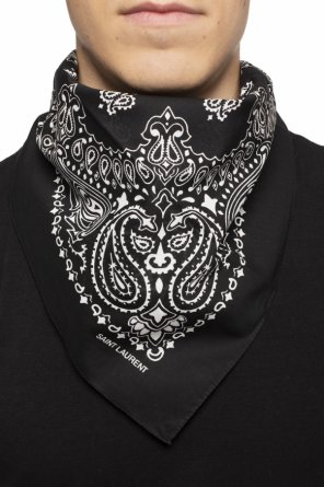 Patterned scarf, zdjęcie 2 Patterned scarf od Saint Laurent